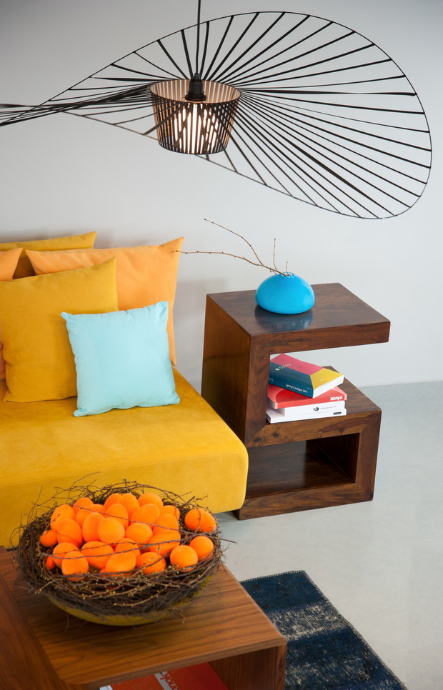 Żółta sofa - energia tkwi w kolorze