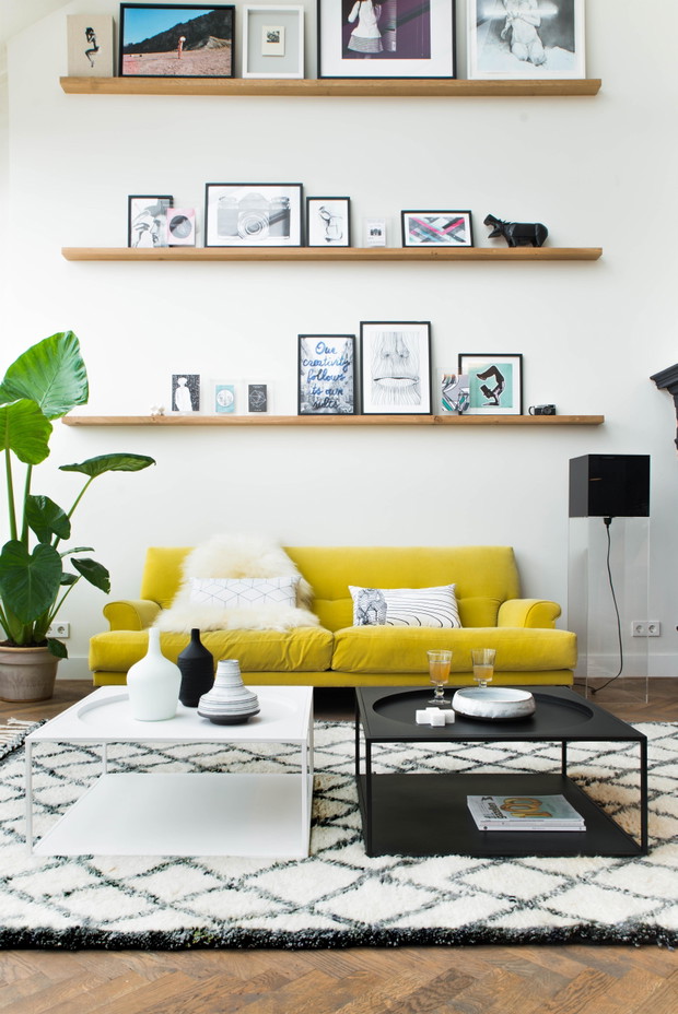 Żółta sofa - energia tkwi w kolorze