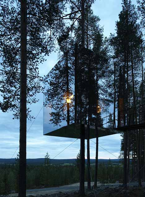Tree Hotel - hotel z pokojem na drzewie