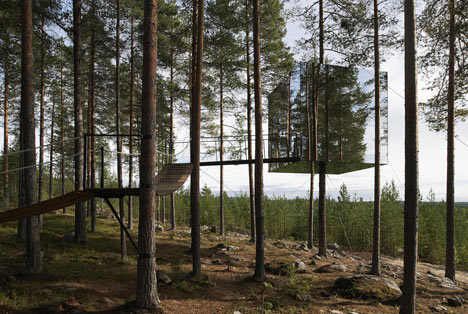 Tree Hotel - hotel z pokojem na drzewie