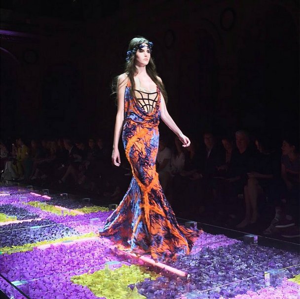 Versace haute couture jesień-zima 2015/2016: relacja Instagram