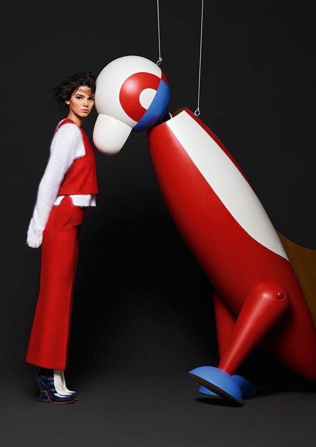 Kendall Jenner w kampanii Fendi jesień-zima 2015/2016 (WIĘCEJ ZDJĘĆ)