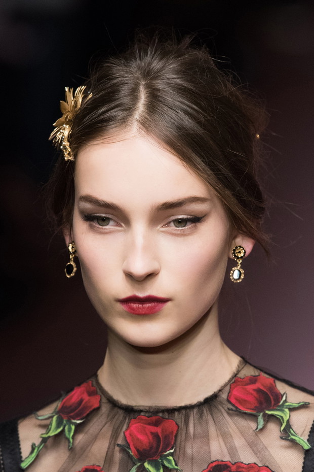 Look z wybiegu: Dolce & Gabbana jesień-zima 2015/2016