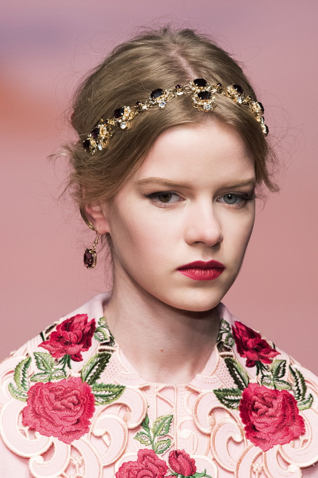 Look z wybiegu: Dolce & Gabbana jesień-zima 2015/2016