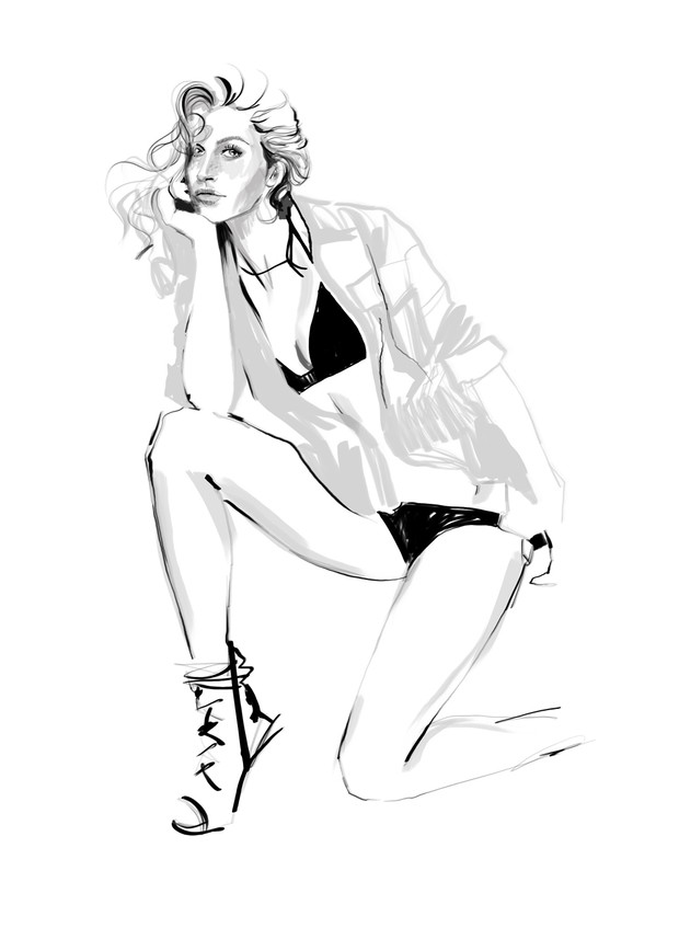 Models of the Moment - ikony mody na ilustracjach