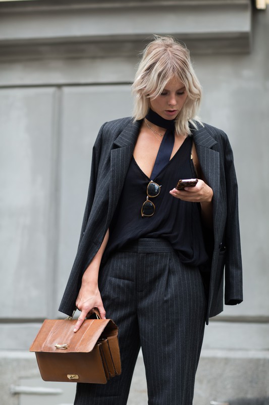 Street fashion ze Stockholm Fashion Week wiosna-lato 2016