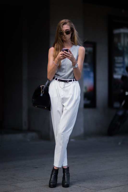 Street fashion ze Stockholm Fashion Week wiosna-lato 2016
