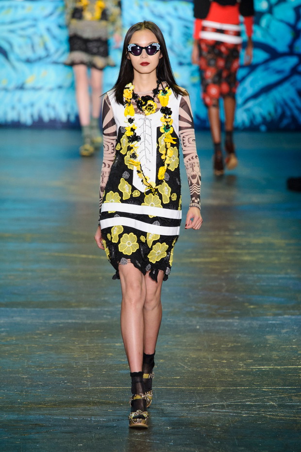 Anna Sui wiosna-lato 2016