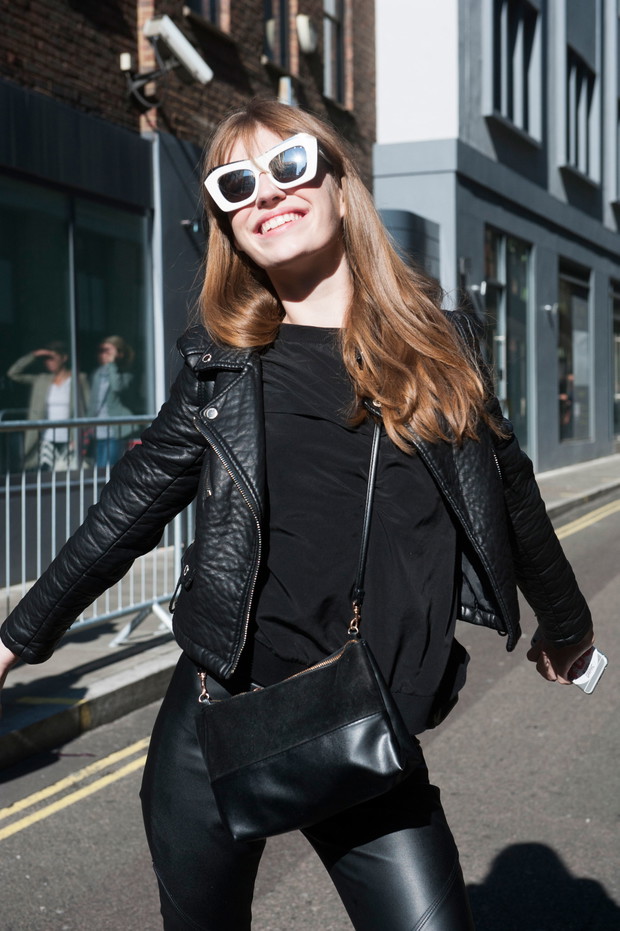 Street fashion: modelki off duty w Londynie