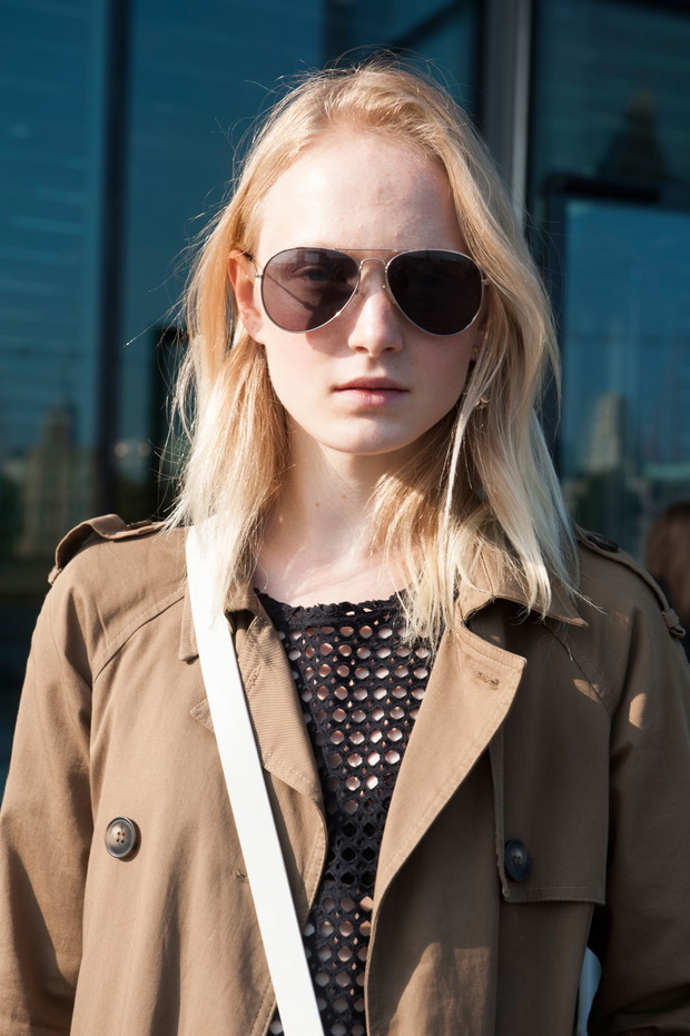 Street fashion: modelki off duty w Londynie