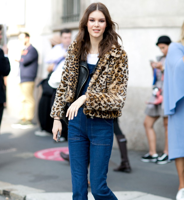 Street fashion: modelki off duty w Mediolanie