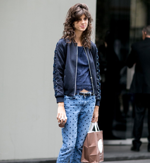 Street fashion: modelki off duty w Mediolanie
