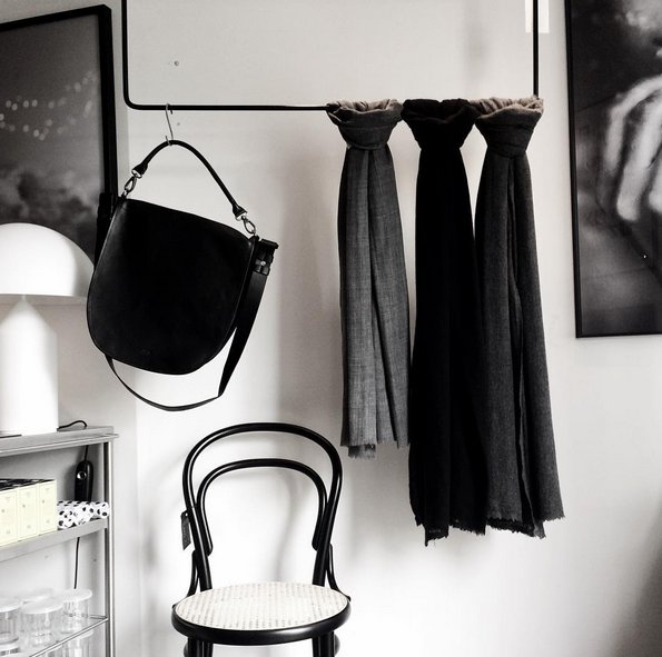 #BLACKANDWHITE - czarno-białe wnętrza na Instagramie
