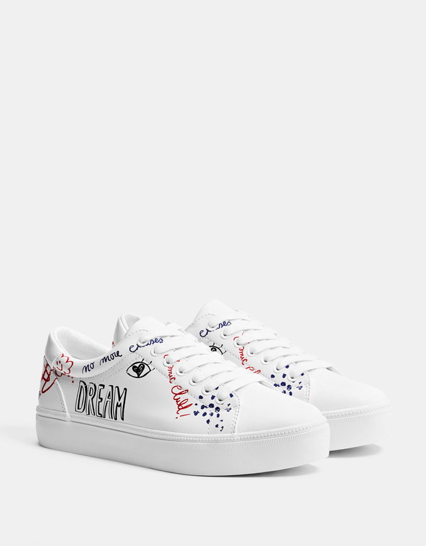 Sneakersy Bershka