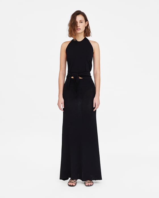 Top z dekoltem halter Zara