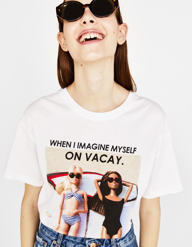 T-shirt Bershka