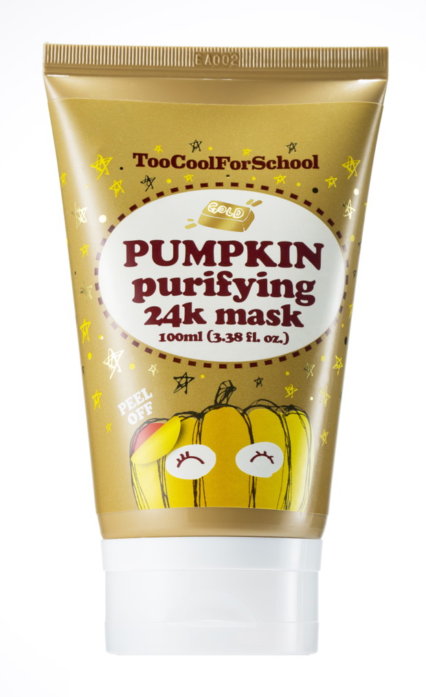 TOO COOL FOR SCHOOL Pumpkin Gold Peel Off Mask