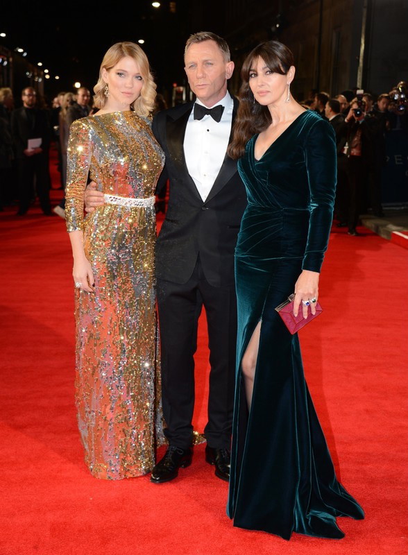 Daniel Craig, Monica Bellucci i Léa Seydoux promują film Spectre