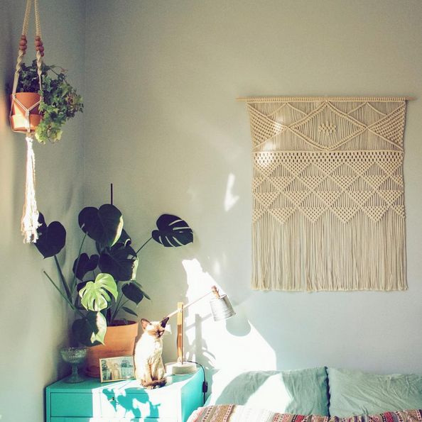 #Macrame - inspirująca sztuka boho we wnętrzach