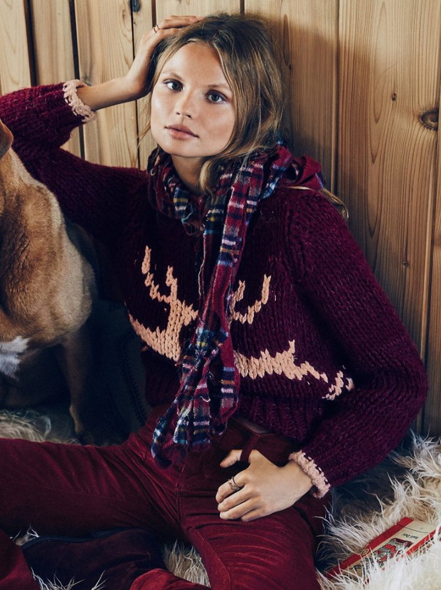 Magdalena Frąckowiak w katalogu Free People zima 2015