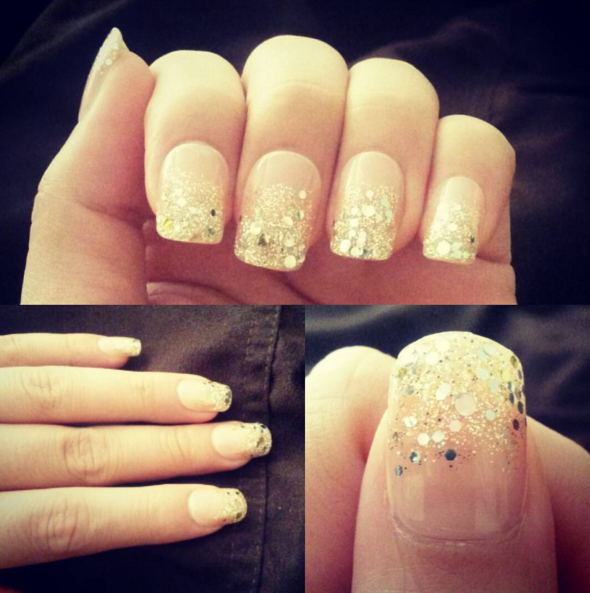 #manicure na Sylwestra 2015/2016