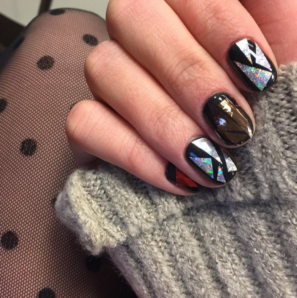 #manicure na Sylwestra 2015/2016