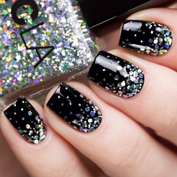 #manicure na Sylwestra 2015/2016