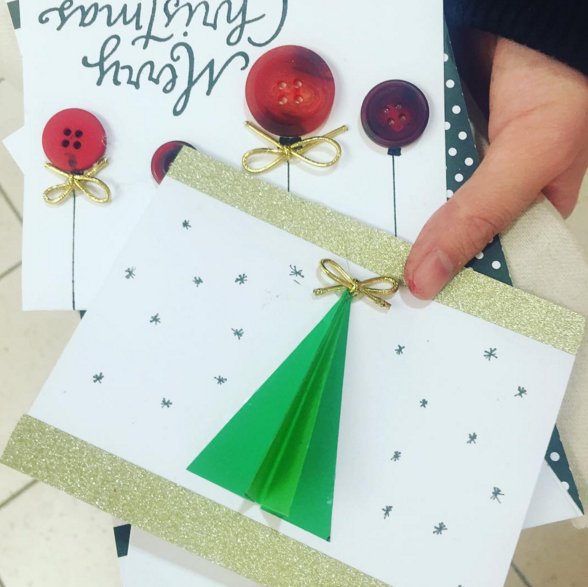 Kartki świąteczne DIY