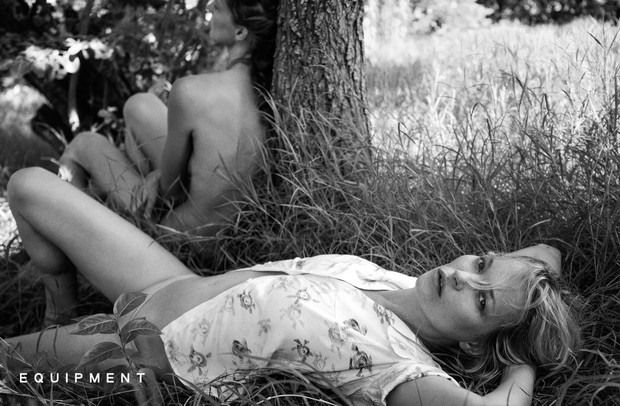 Daria Werbowy i Kate Moss w kampanii Equipment wiosna-lato 2016