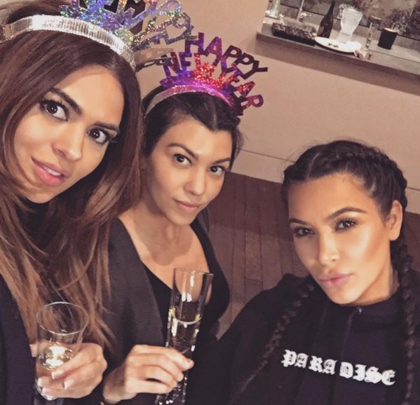 #Sylwester w stylu gwiazd i modelek, fot. @kimkardashian