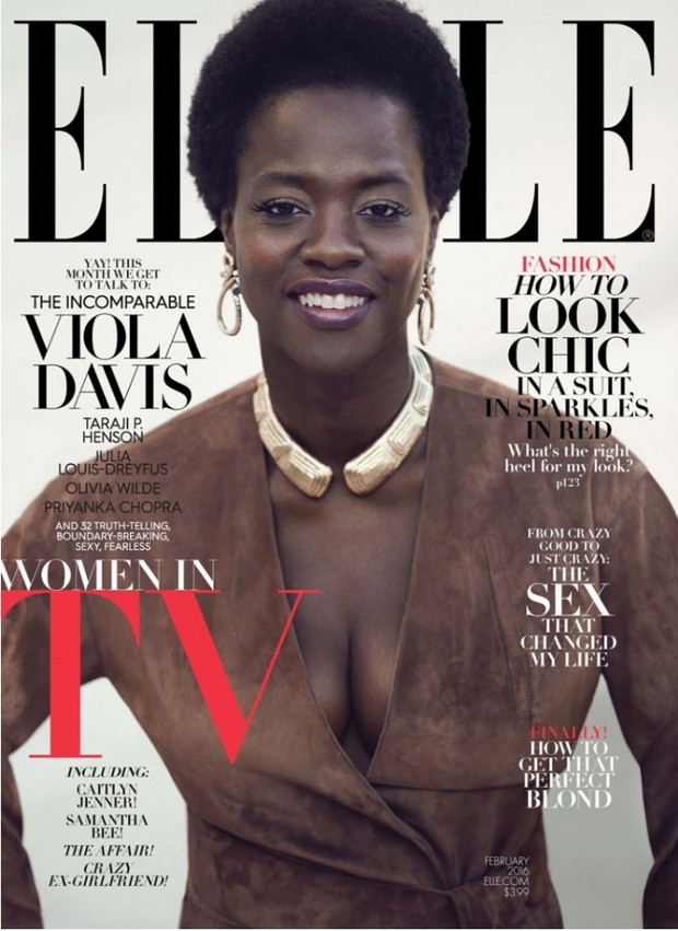 Gwiazdy telewizji w lutowym numerze ELLE US
