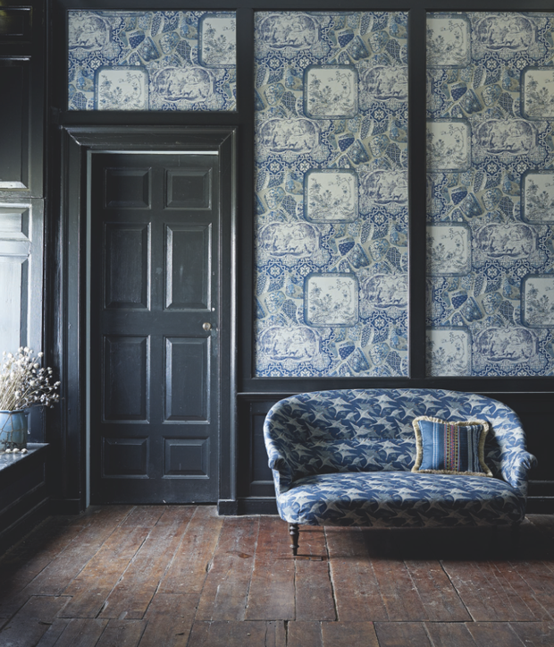 Piękne wnętrza: wzory jak z chińskiej porcelany