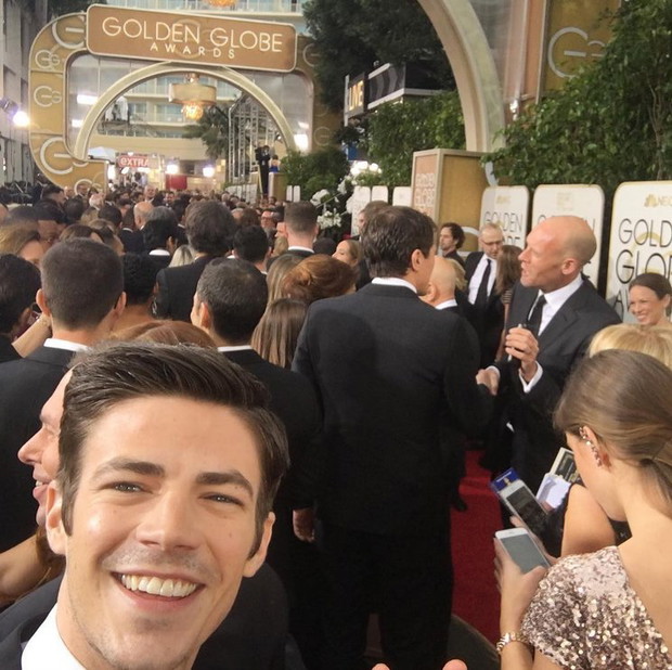 Złote globy 2016: gwiazdy na Instagramie, Grand Gustin, fot. @grantgust
