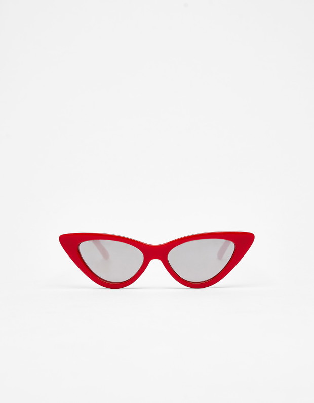 Czerwone okulary kocie