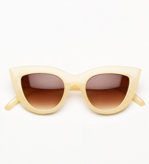 Okulary cat eye w grubych oprawkach