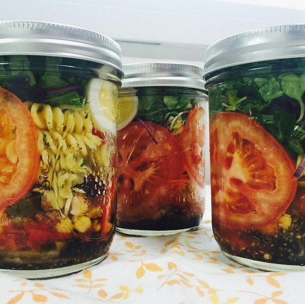 #Jarsalad - sałatka w słoiku