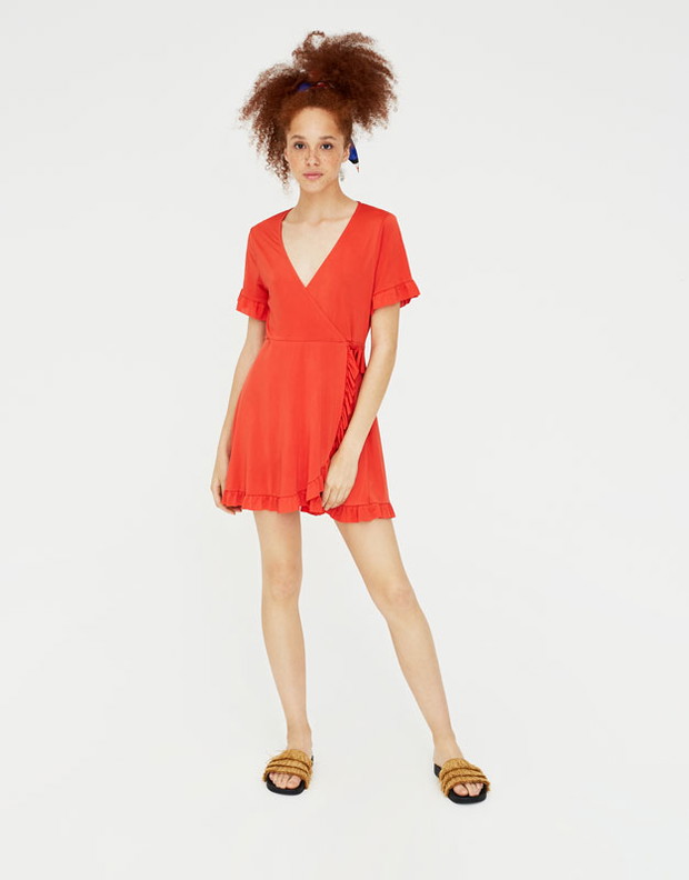 Kopertowa sukienka Pull & Bear