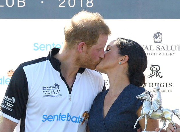 Meghan Markle i książę Harry na Sentebale Polo 2018 w Windsorze, 26.07.2018.