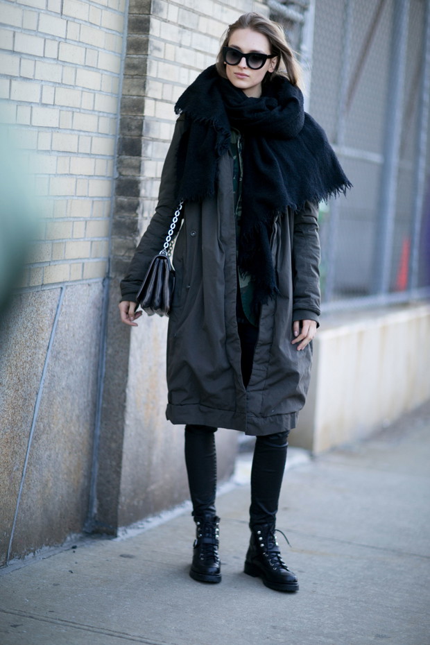 Street fashion: modelki off duty w Nowym Jorku