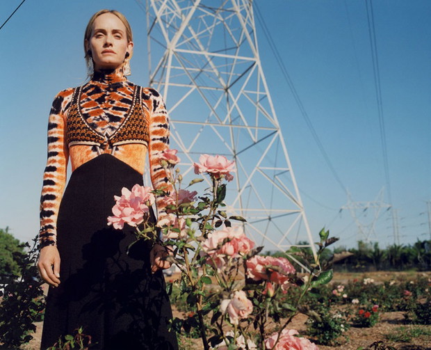 Amber Valletta w kampanii Proenza Schouler