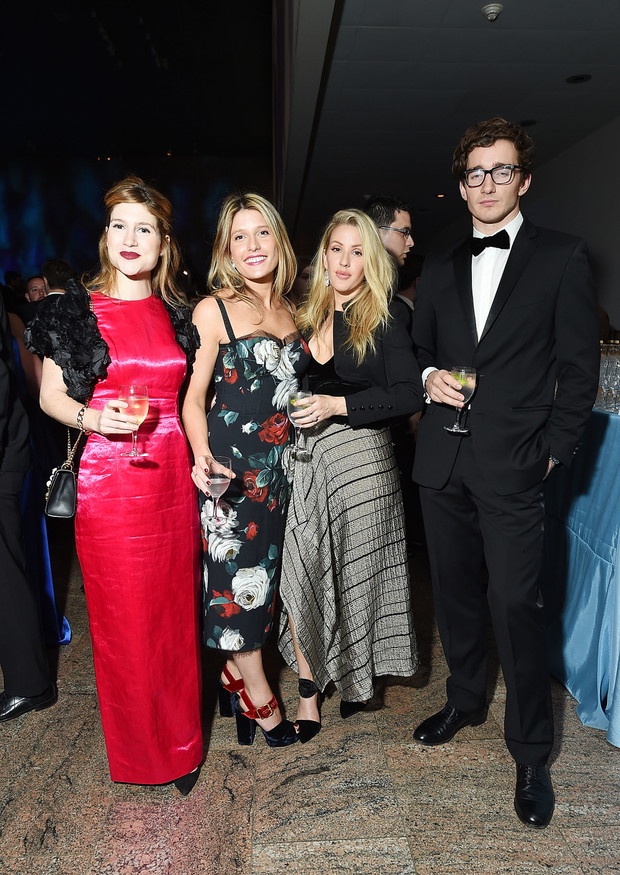 Caroline Hoffman, Charlotte Van Dercook, Ellie Goulding i Caspar Jopling na gali Apollo Circle Benefit 2017, 19.10.2017.