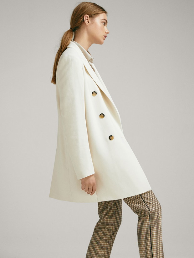 Płaszcz Massimo Dutti dla niskich osoób