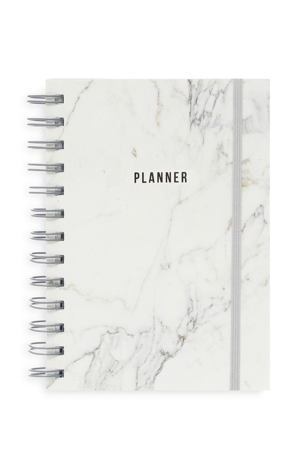 Co kupić w Primark: planer w marmurkowy print