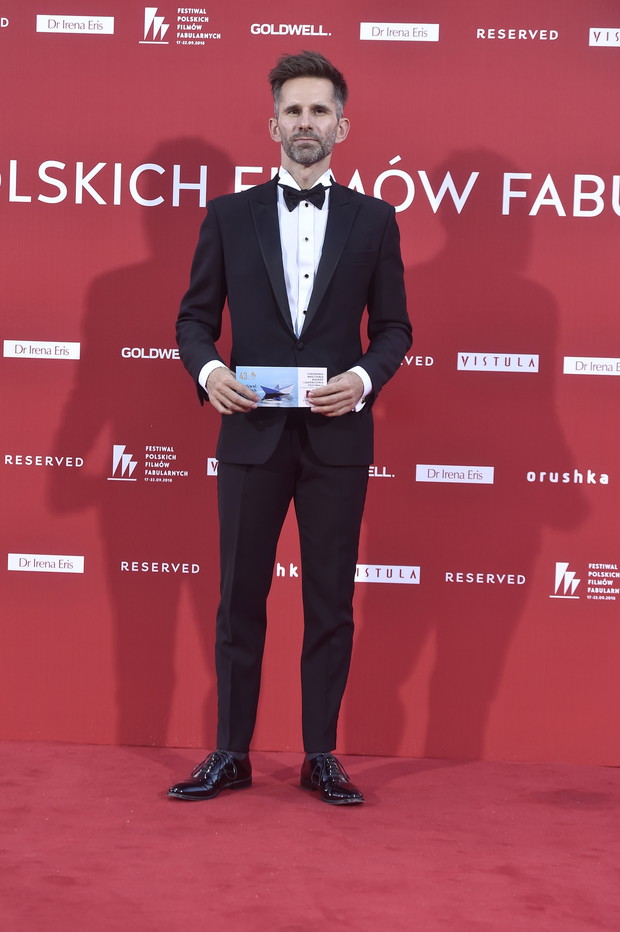 Marcin Bosak na rozdaniu nagród 43. Festiwalu Filmowego w Gdyni