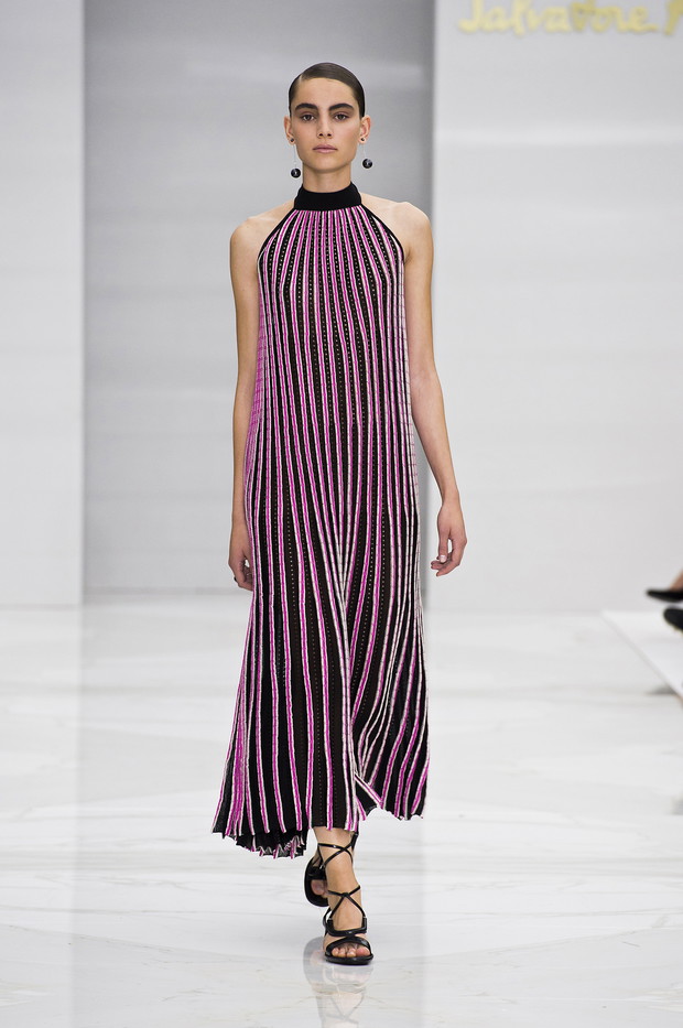 Modne sukienki wiosna-lato 2016, Salvatore Ferragamo, fot. Imaxtree