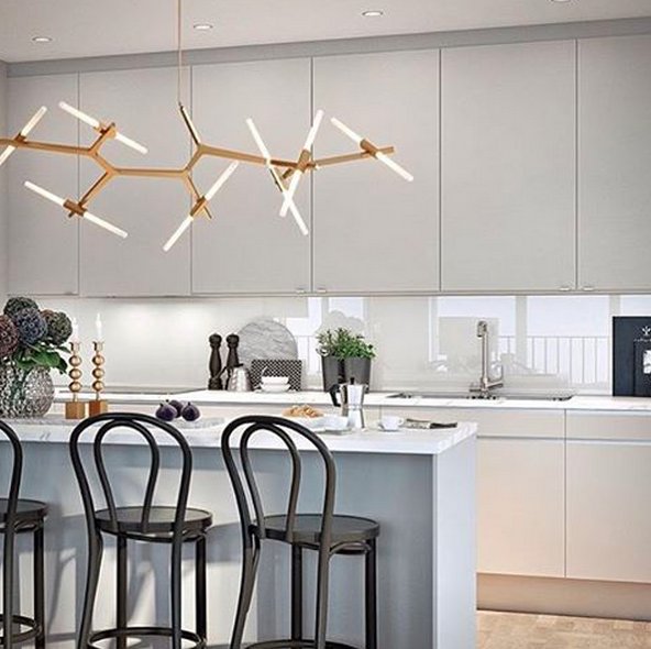 Piękne wnętrza: kuchnia daleka od banału, fot.Instagram.com/@scandinavianhomes