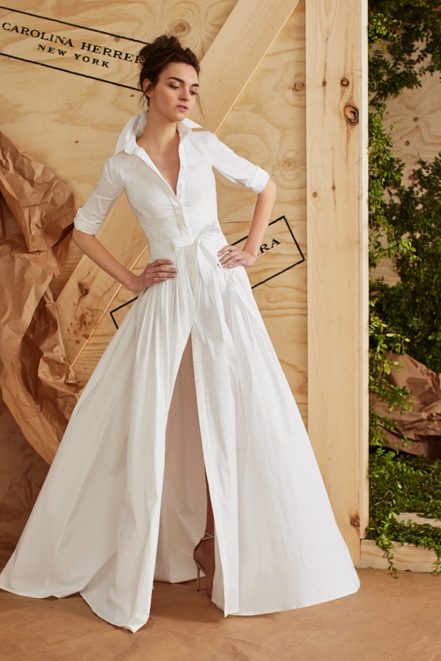 Suknie Ślubne Carolina Herrera wiosna 2017