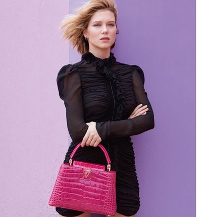 Léa Seydoux w kampanii torebek Louis Vuitton