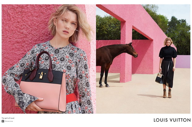 Léa Seydoux w kampanii torebek Louis Vuitton