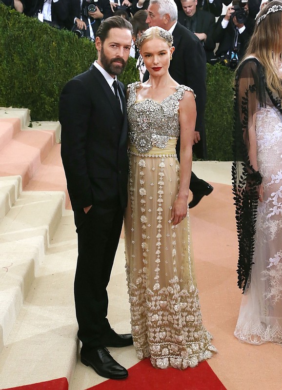Met Gala 2016: Michael Polish i Kate Bosworth w sukni Dolce & Gabbana, fot. East News